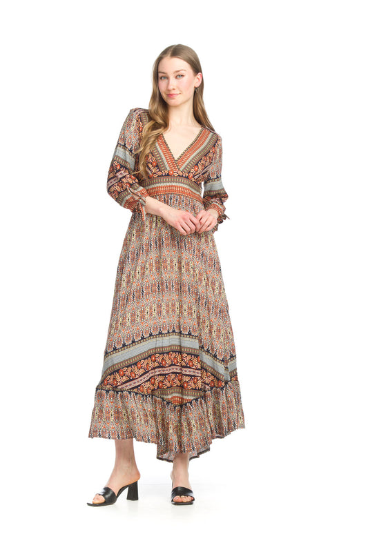 Printed Empire Waist Dress