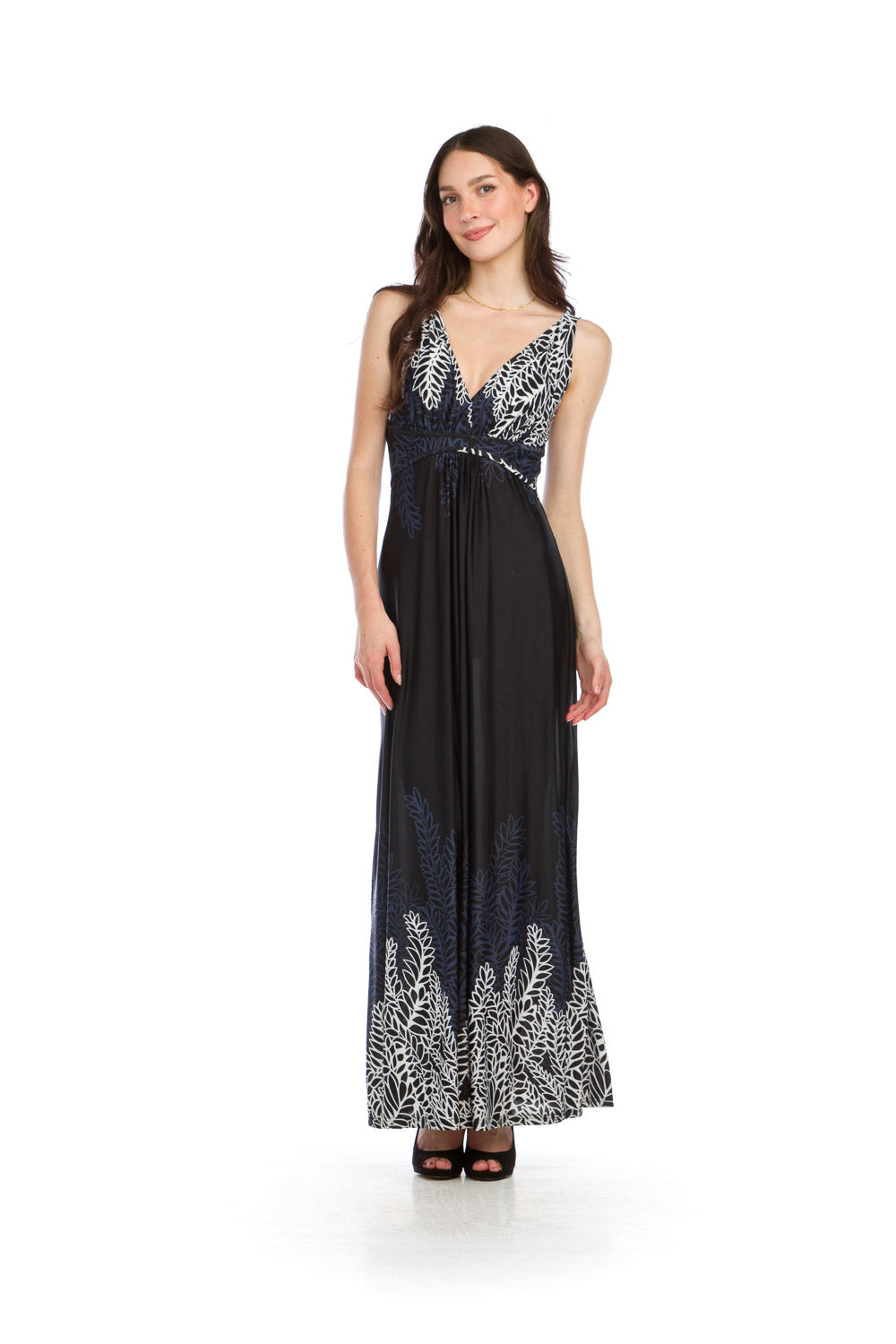 Print Stretch Grecian Dress FATE Print Stretch Grecian Dress FATE