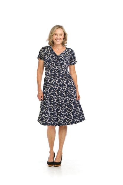Floral Mesh And Jersey REVERSIBLE Dress