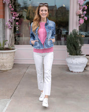 Load image into Gallery viewer, Patched Ribbed Knit Tee SALE
