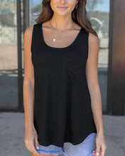 Load image into Gallery viewer, Perfect Pocket Scoop Neck Tank SALE

