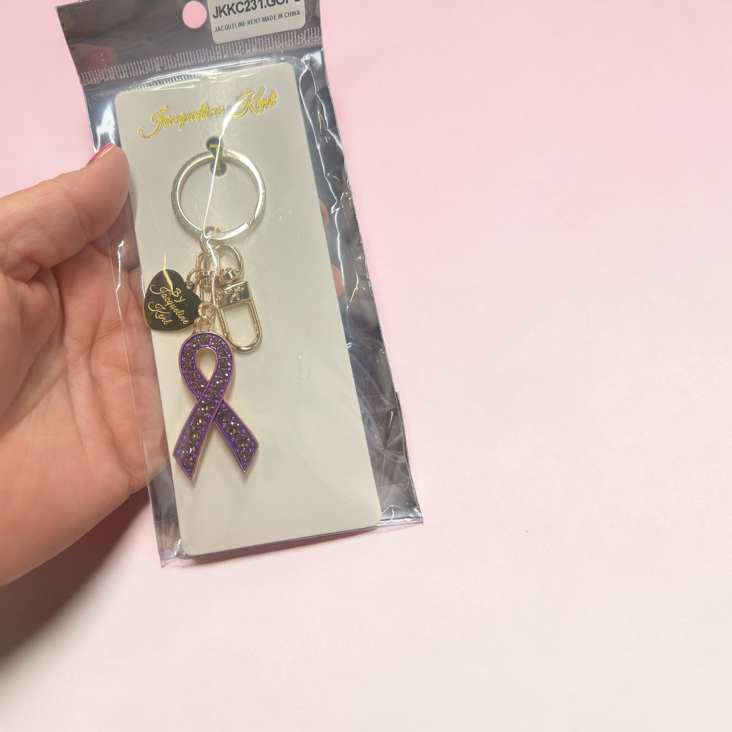 Cancer Ribbon Keychains