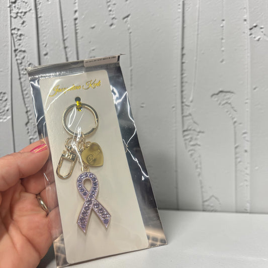 Cancer Ribbon Keychains
