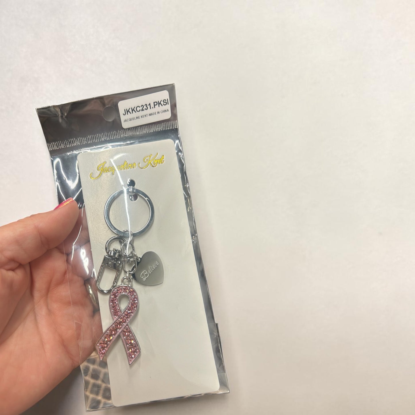 Cancer Ribbon Keychains