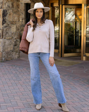 Load image into Gallery viewer, Ribbed Henley Sweater
