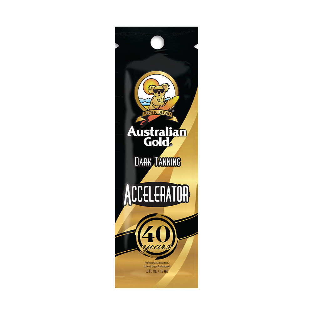 40th Anniversary Dark Tanning Accelerator AG Packette or Bottle