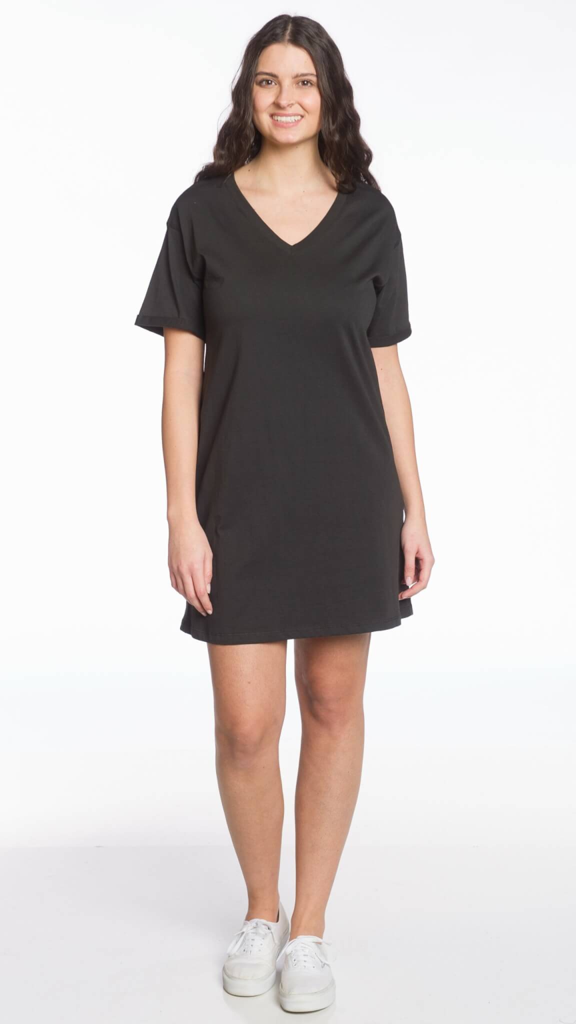 Short Sleeve V-Neck Dress SALE