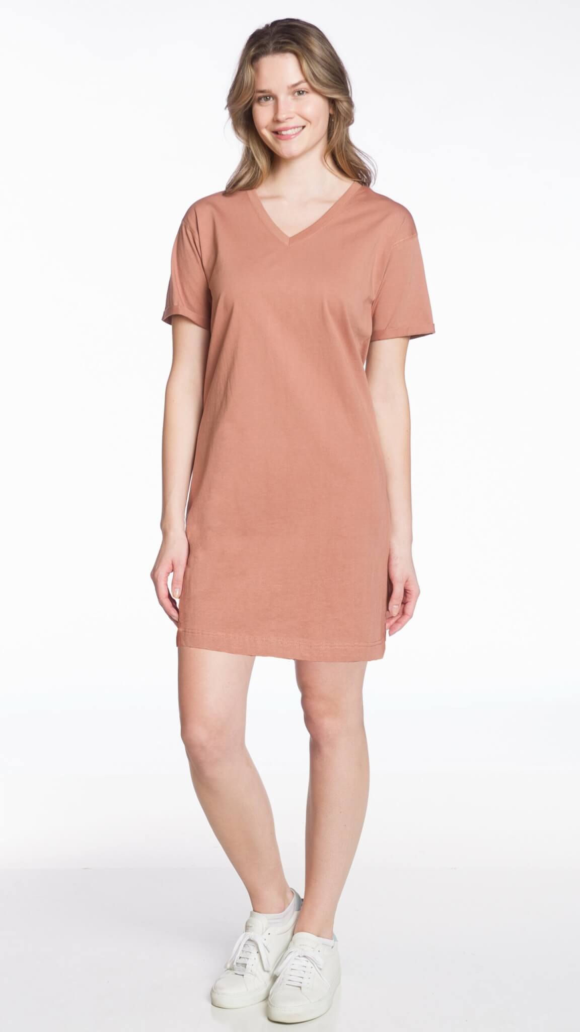 Short Sleeve V-Neck Dress SALE