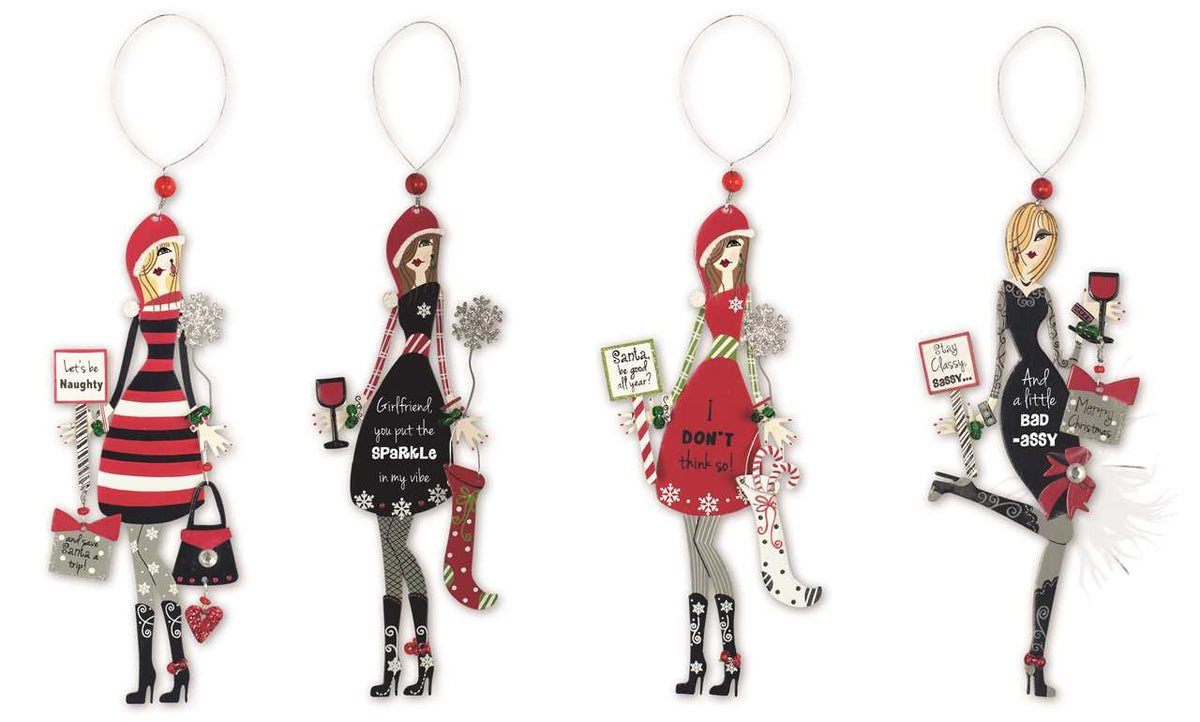 Friends And Wine Ornament 17286