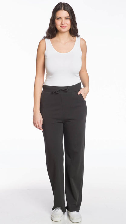 Wide Leg Pant in French Terry