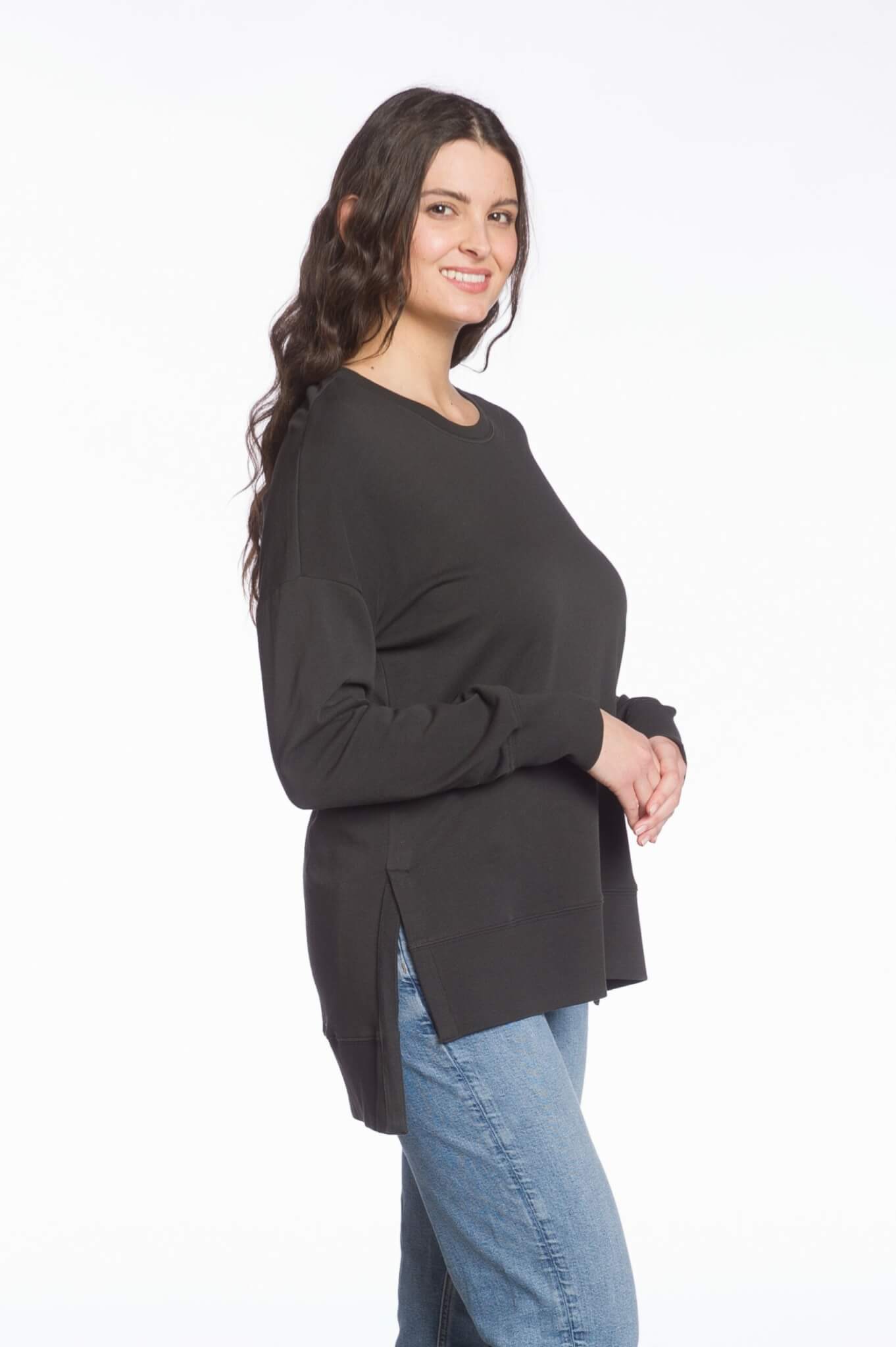 Long Sleeve Crew Neck Top