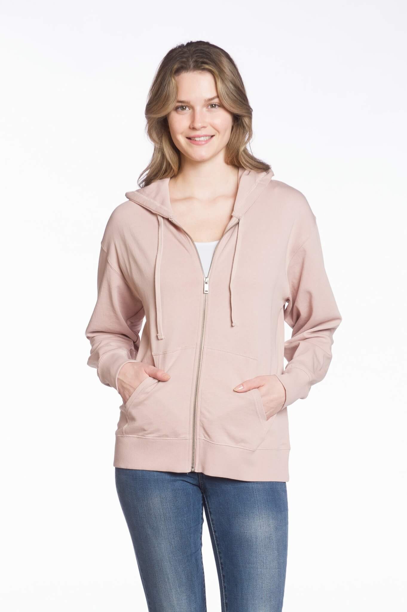 Long Sleeve Full Zip Hooded Jacket