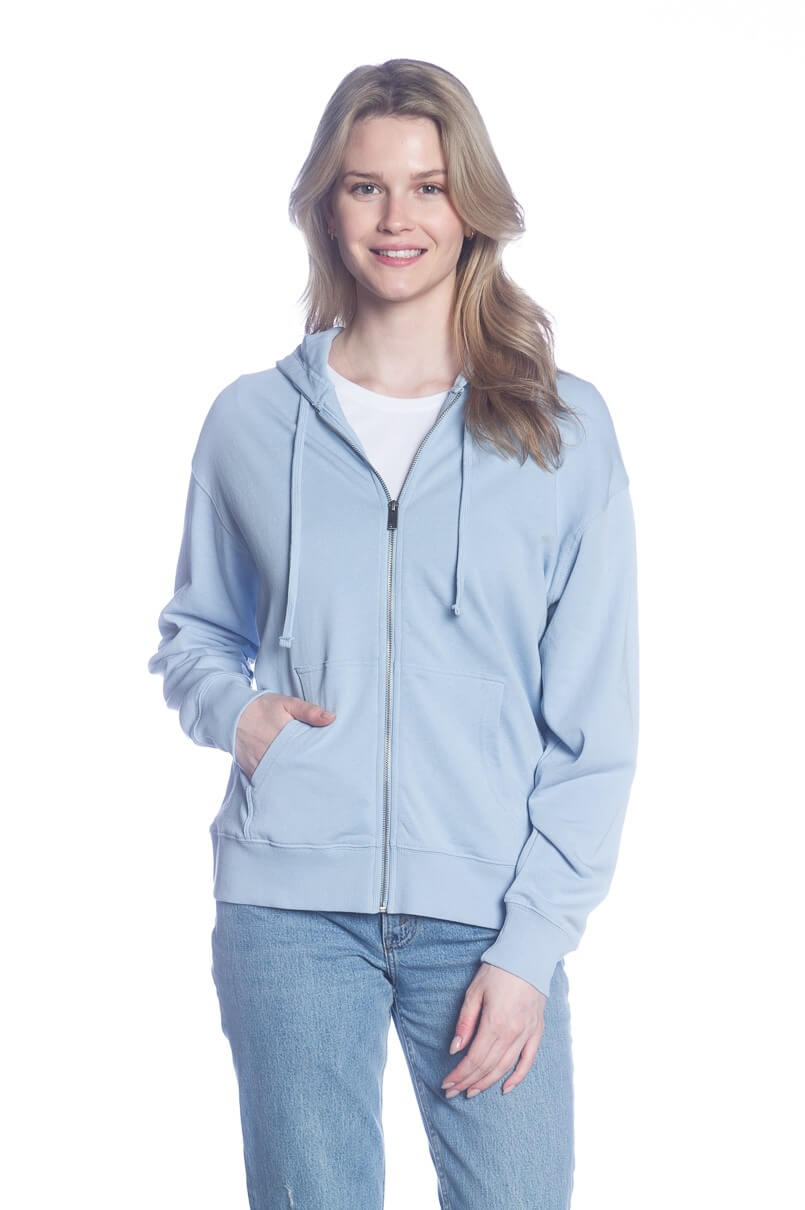 Long Sleeve Full Zip Hooded Jacket