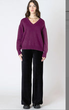 Load image into Gallery viewer, Sharon Sweater in Plum 2627246
