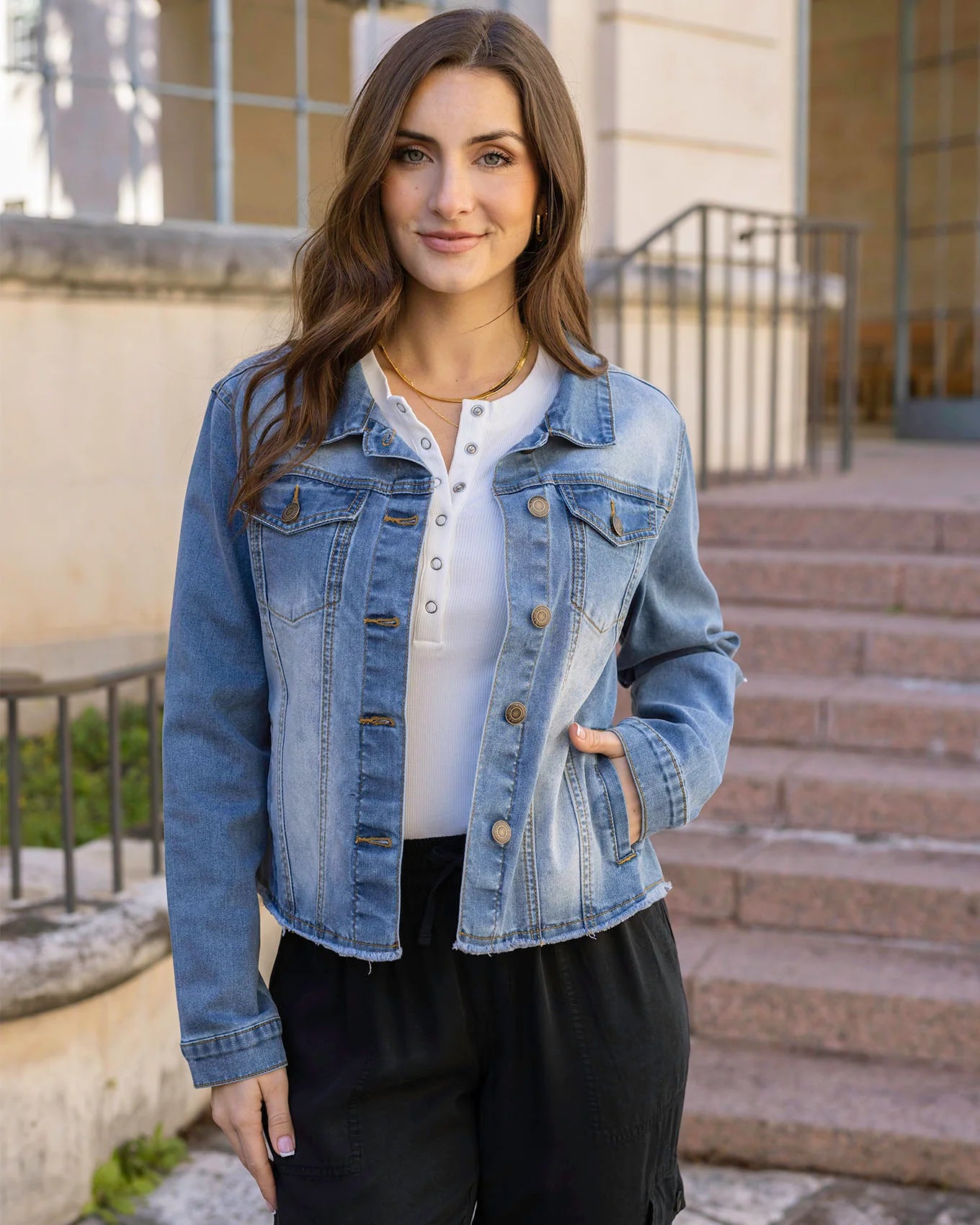 Soft Wash Denim Jacket SALE