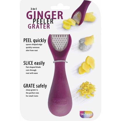 3-in-1 Ginger Peeler Grater Slicer