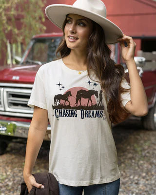 vintage fit any day graphic tee