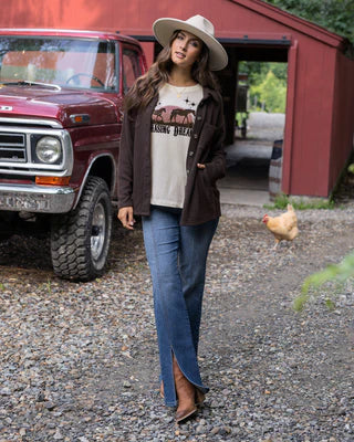 vintage fit any day graphic tee