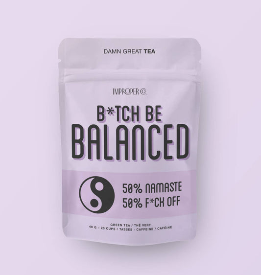 B*tch, Be Balanced Green tea, 20 Servings