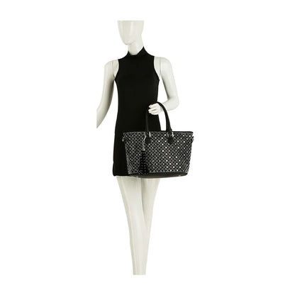 Handbag Express - Dazzling Rhinestone Shopper Style Tote