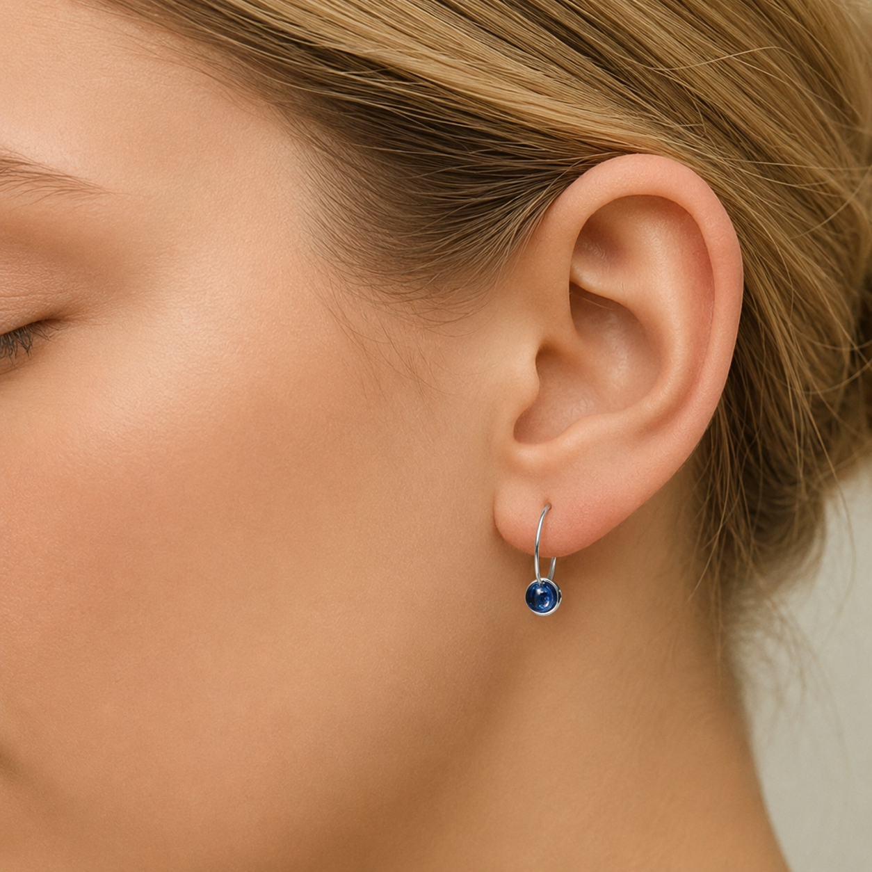 Sh30 - Petite earrings come with 9 interchangeable colours.