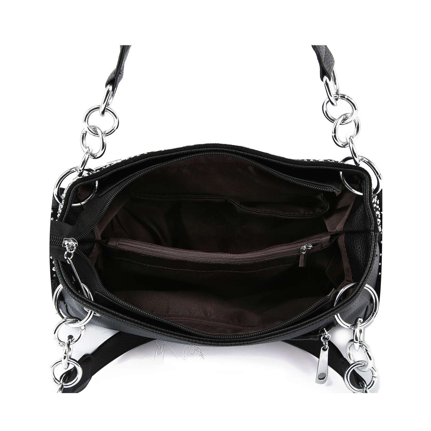 Handbag Express - Glamorous Ombre Rhinestone Patterned Fashion Handbag