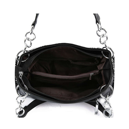Handbag Express - Glamorous Ombre Rhinestone Patterned Fashion Handbag