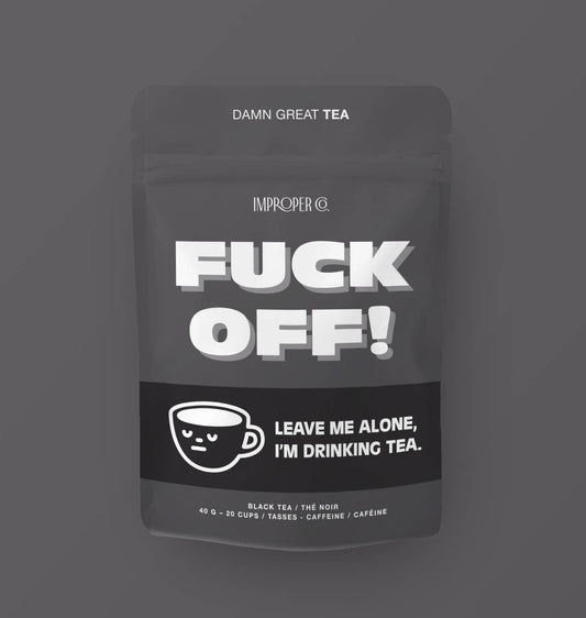 Fuck Off! Black tea, 20 Servings, Flavoured Tea Blend