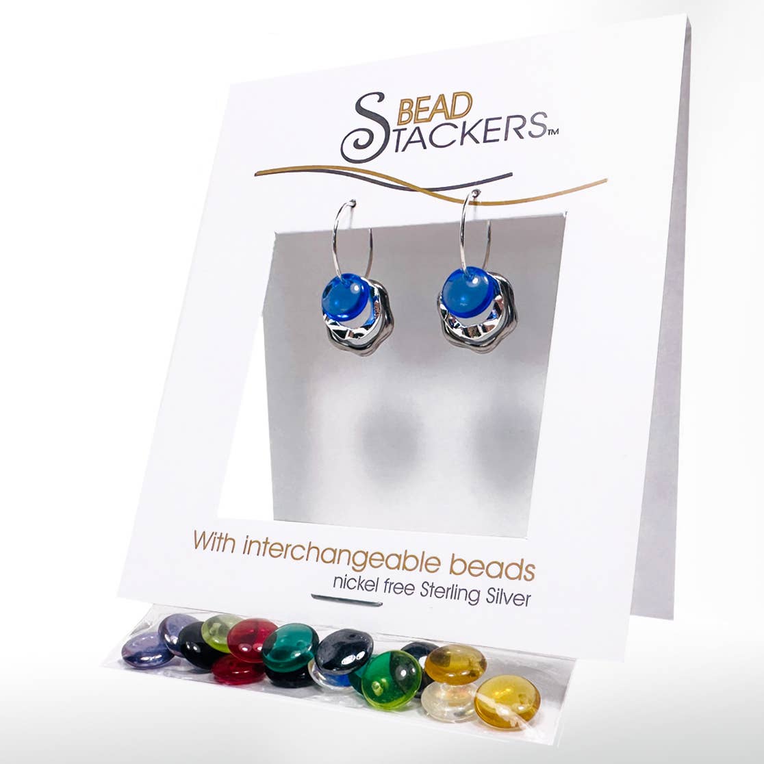 OO30  - Earrings come with 9 interchangeable colours. 