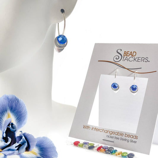 Lf26  - Earrings come with 9 interchangeable colours.
