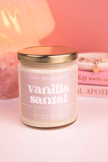 Vanilla Santal Soy Candle