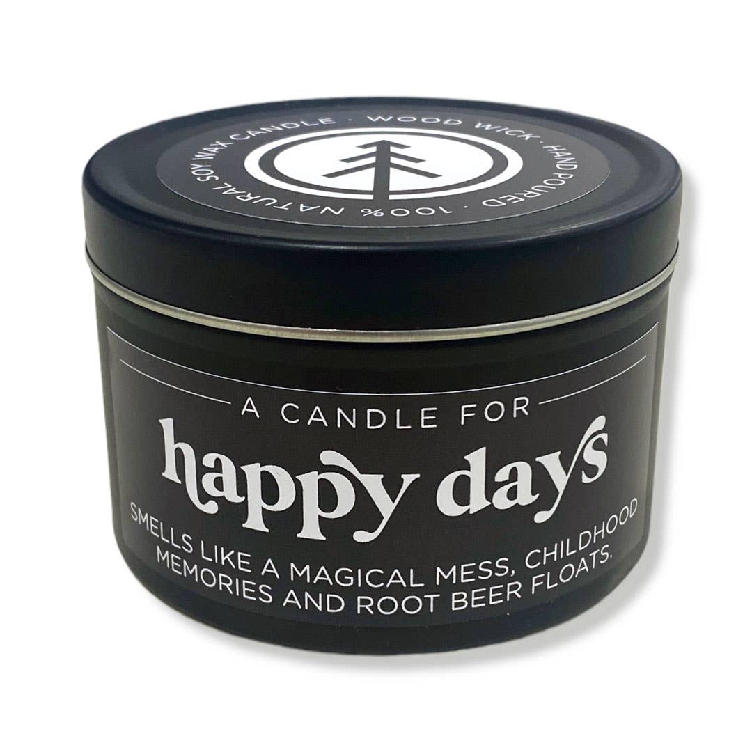 Happy Days | Wood Wick Candle
