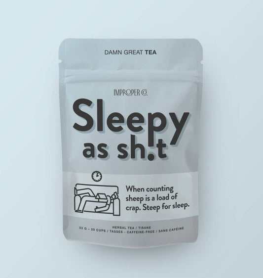 Sleepy As Sh*t Herbal tea, 20 Servings, Functional Tea Blend