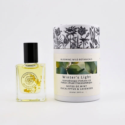 Blooming Wild Botanicals - Winter's Light Plant Perfume | Mint + Eucalyptus