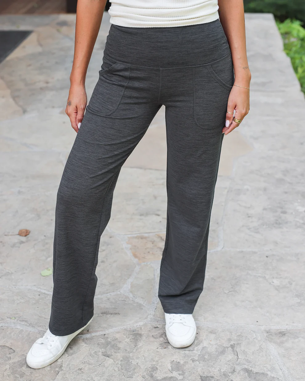 Fleece Lined Straight Leg Lounge Pants