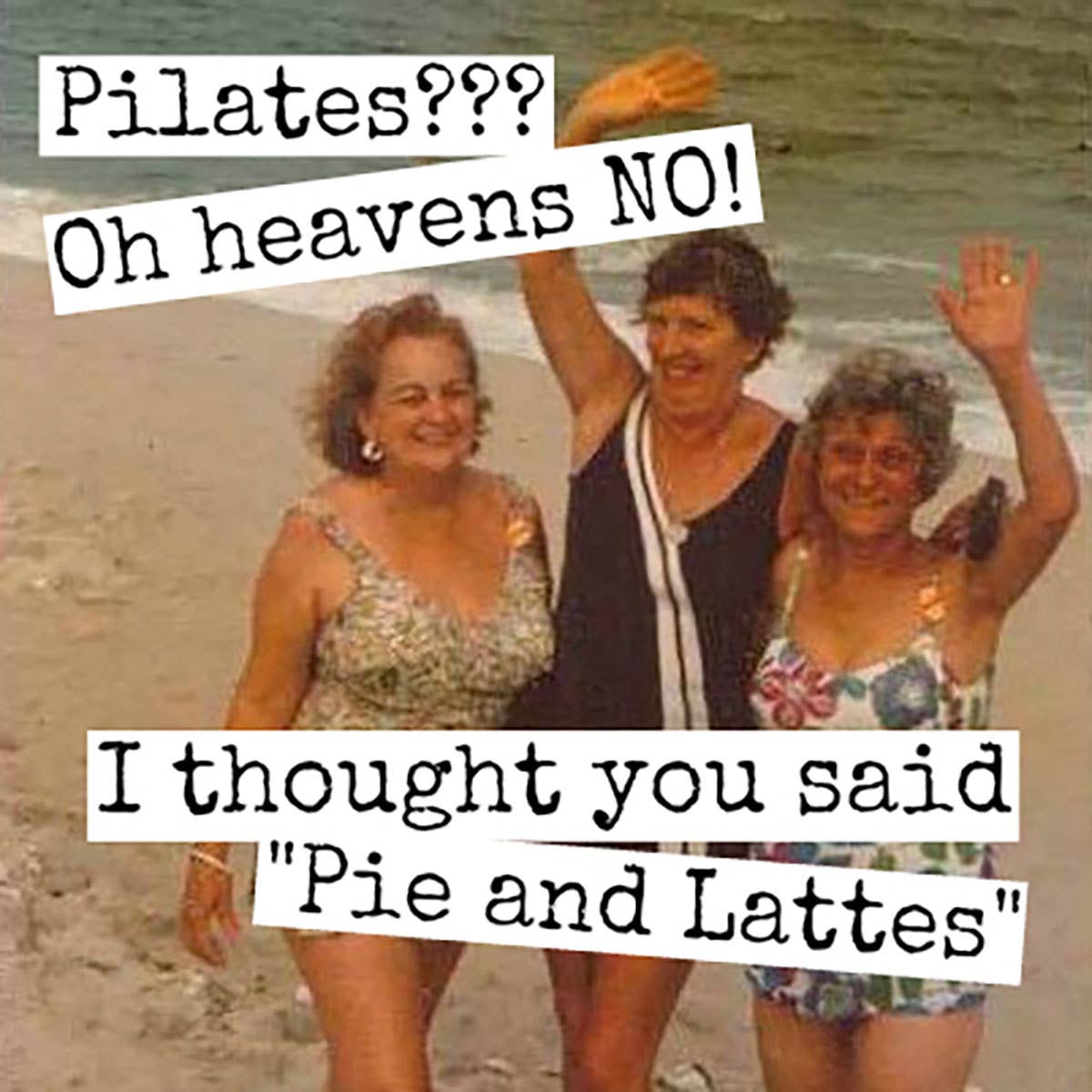 Raven's Rest Studio - Fridge Magnet. Pilates??? Oh Heavens NO!...