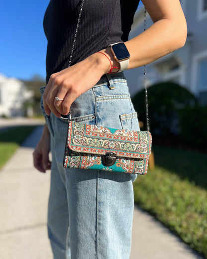 Green Turkish Crossbody Bag