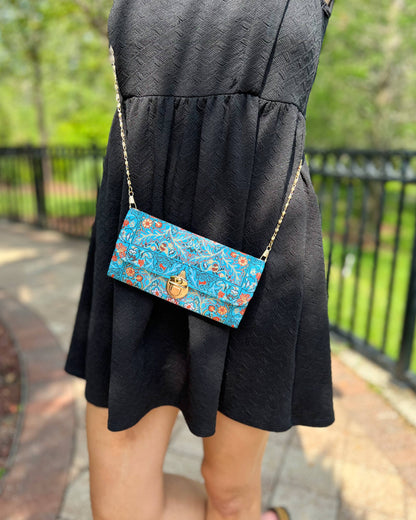 Turquoise Turkish Crossbody Bag