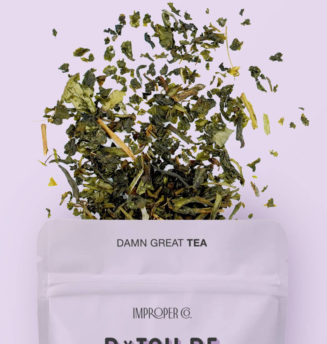 Improper Co. (No duties | Ships from CAN/USA) - B*tch, Be Balanced Green tea, 20 Servings