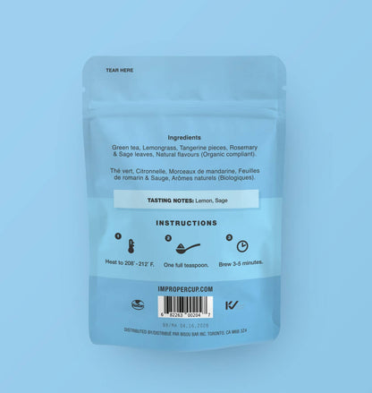 Improper Co. (No duties | Ships from CAN/USA) - Calm the F Down Green tea, 20 Servings, Functional Tea Blend
