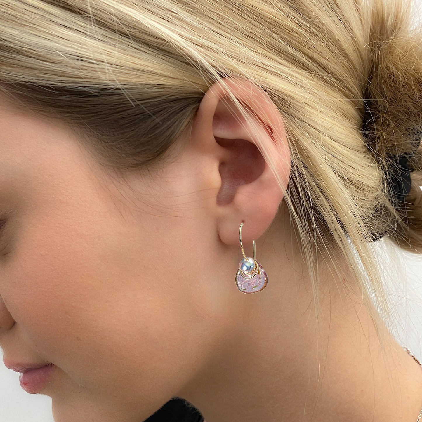 PT34GC - Dangle Earrings include 4 Interchangeable Colours