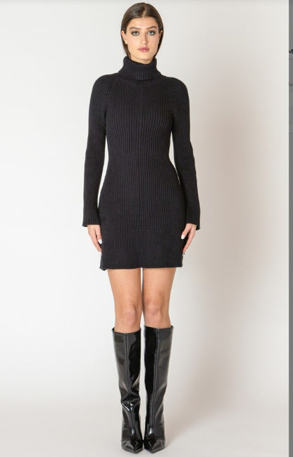 Black Knit Dress-2627503