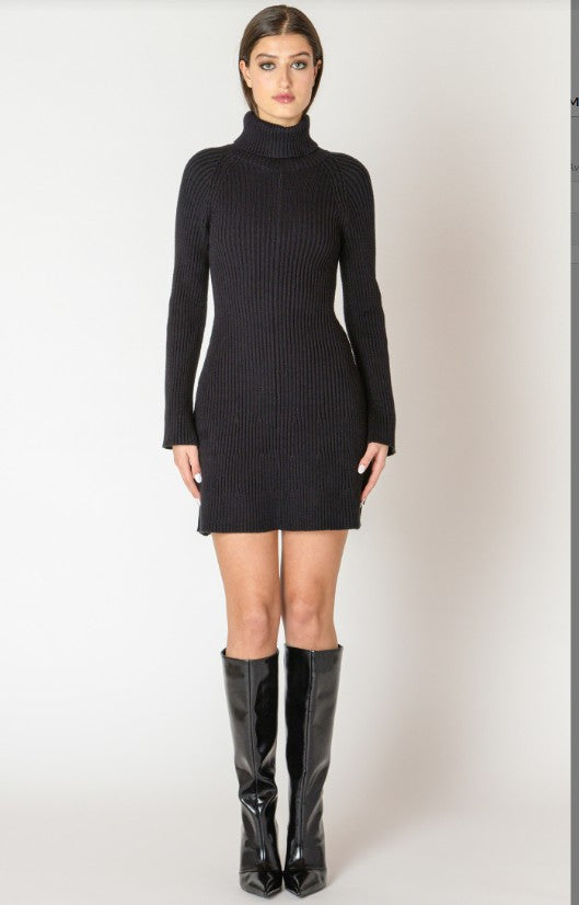 Black Knit Dress-2627503