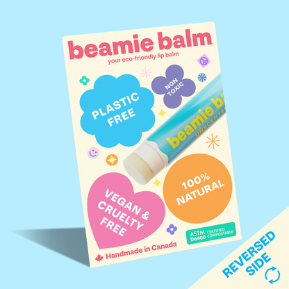 Beamie - Retailer Shelf Sign: Reversible Design with Easel