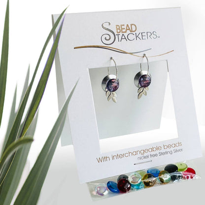 LFLT28 - Earrings come with 9 interchangeable colours. 