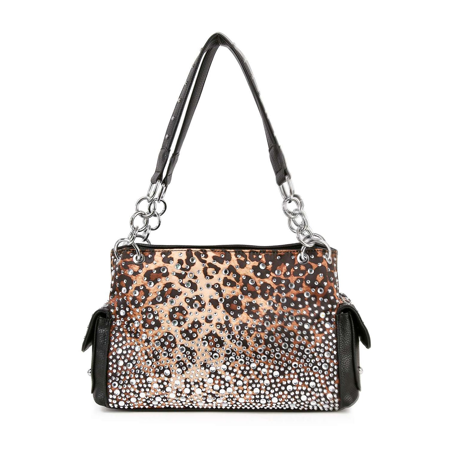 Handbag Express - Glamorous Ombre Rhinestone Patterned Fashion Handbag