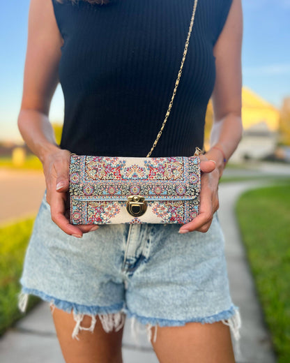 Beige Turkish Crossbody Bag