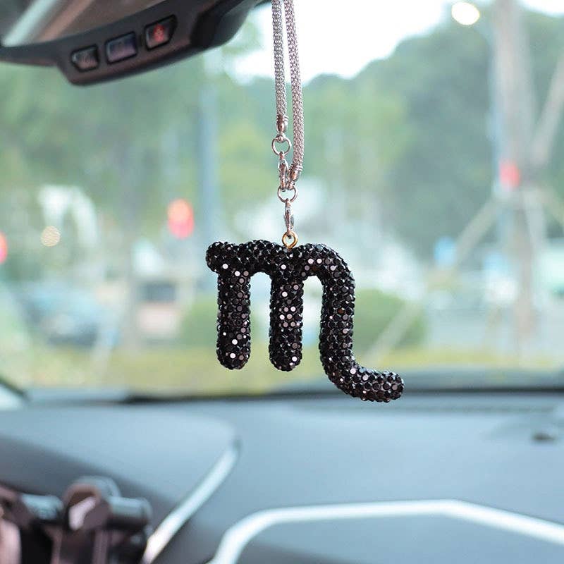 Crystal Zodiac Car Charm