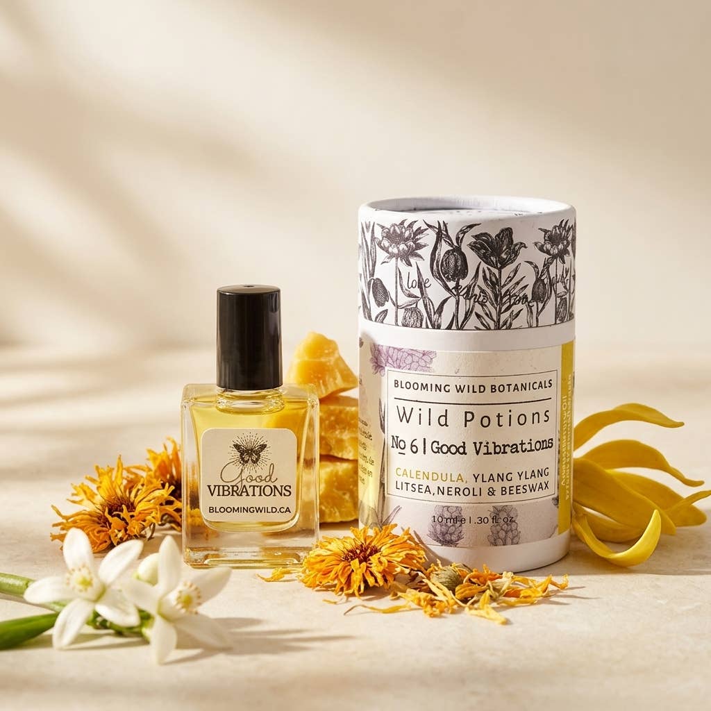 Blooming Wild Botanicals - Good Vibrations Aromatherapy Potion | Joy + Uplift