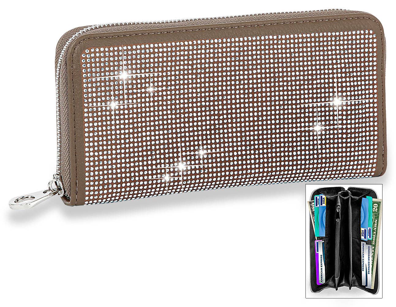 Handbag Express - Dazzling Accordion Wallet